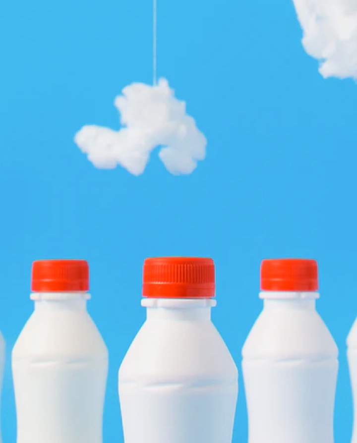 Gallery image of milk bottles